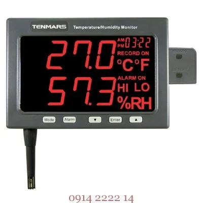 Máy đo nhiệt độ độ ẩm tư ghi Tenmars TM-185D